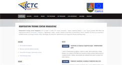 Desktop Screenshot of ctc.kg.ac.rs