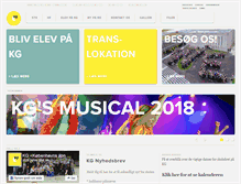 Tablet Screenshot of kg.dk